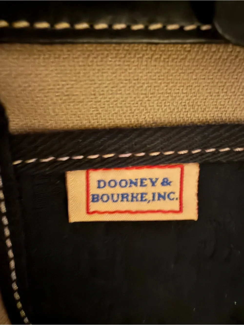 Dooney & Bourke Black Signature Tassel Shoulder Bag Tote - Picture 3 of 11